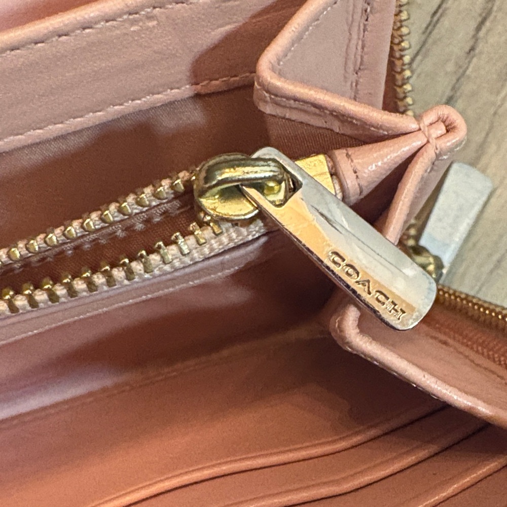 Coach Tan and Snake Print Women's Wallet (project wallet dirty) - Picture 3 of 11